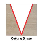 30 Deg V-Groove - 3-Flute - 1/4 Shank for CNC Routers