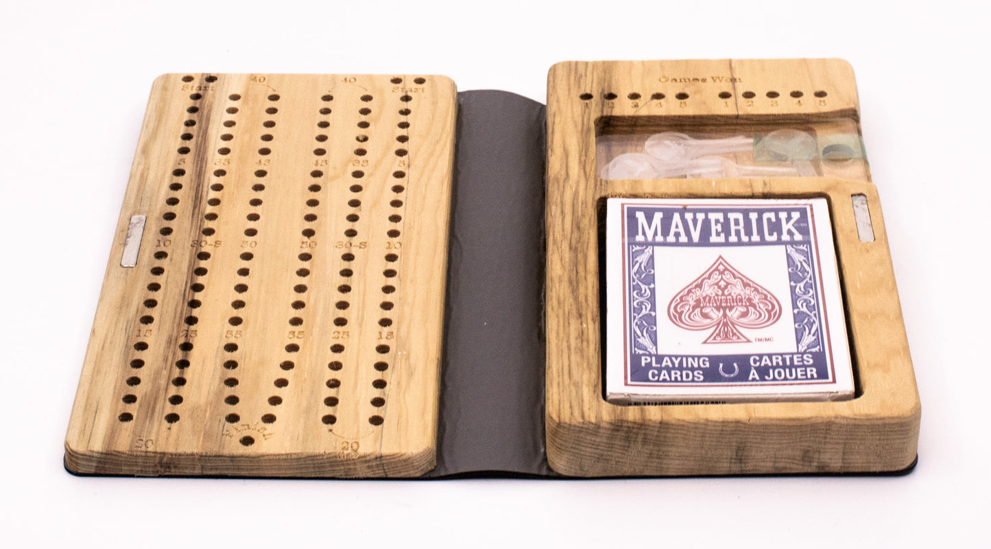 Adventure Trek Cribbage Mountain and Trees Scene