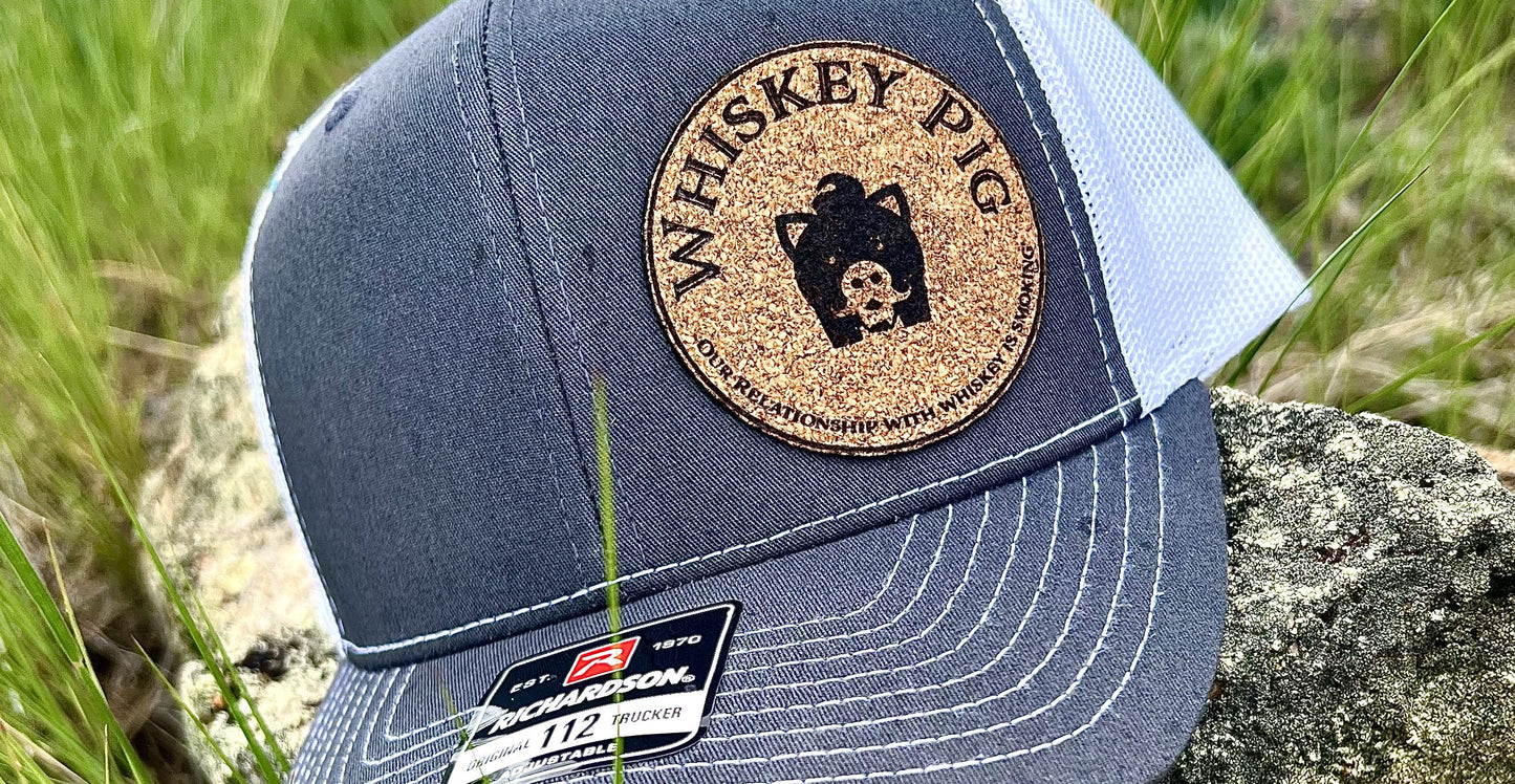 Whiskey Pig® - Our Relationship with Whiskey is Smoking Trucker Hat
