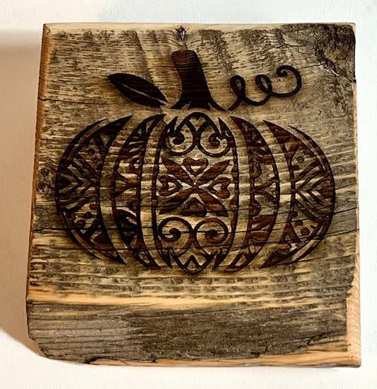 Sign, Swirl Pumpkin
