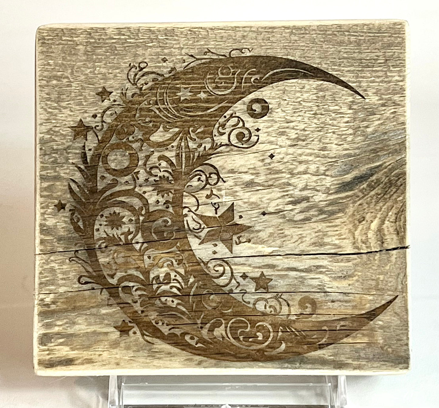 Sign, Boho Crescent Moon, Intricate, 2"