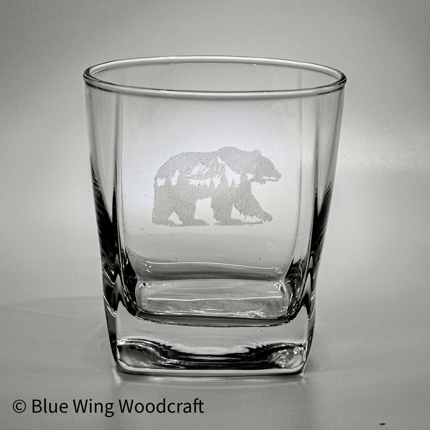 Whiskey Pig® - Square Rocks Flight with Cigar Rest