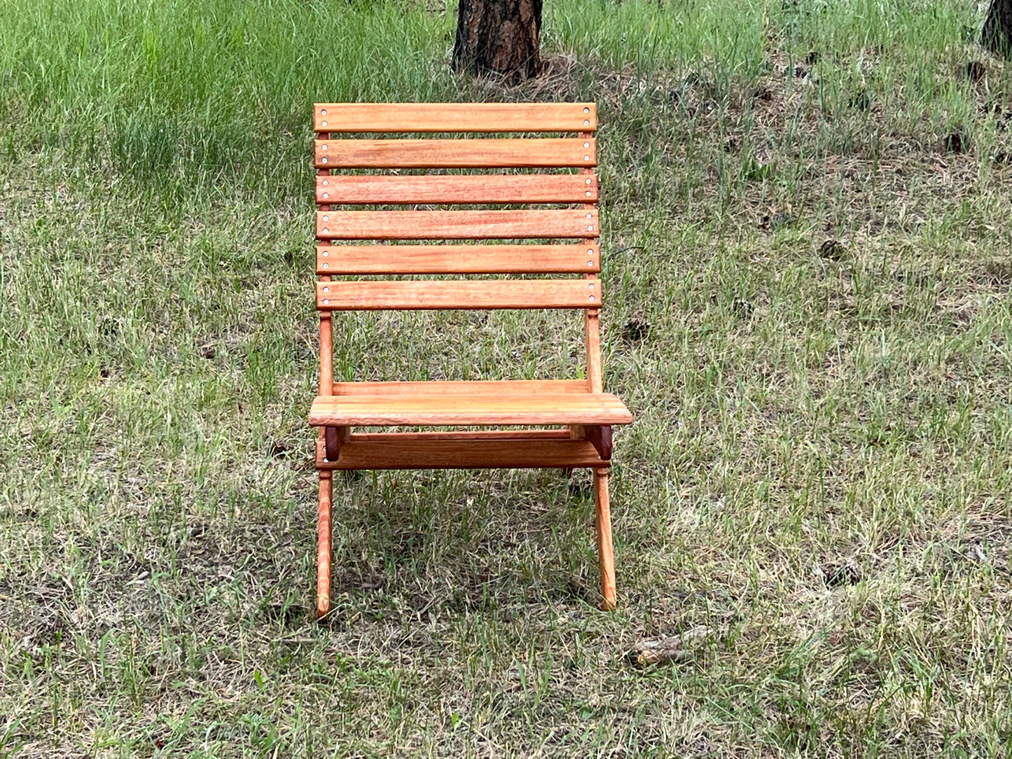 Mahogany Fire Pit Chair, Nesting