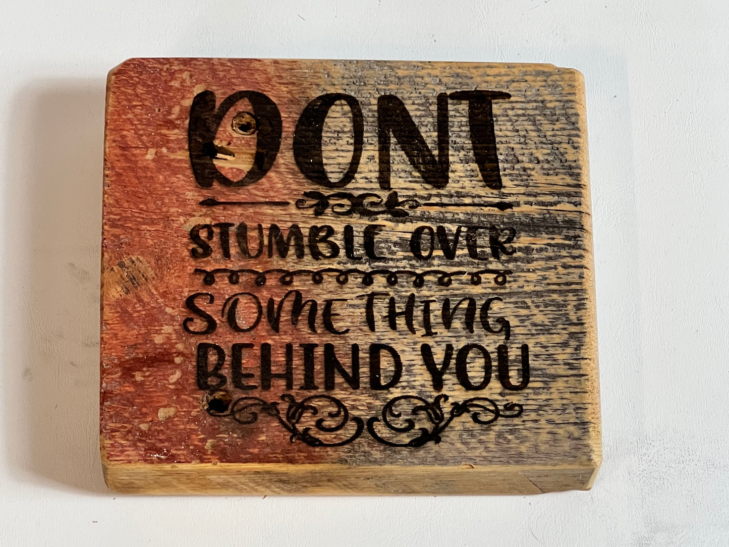 Sign, Don't Stumble