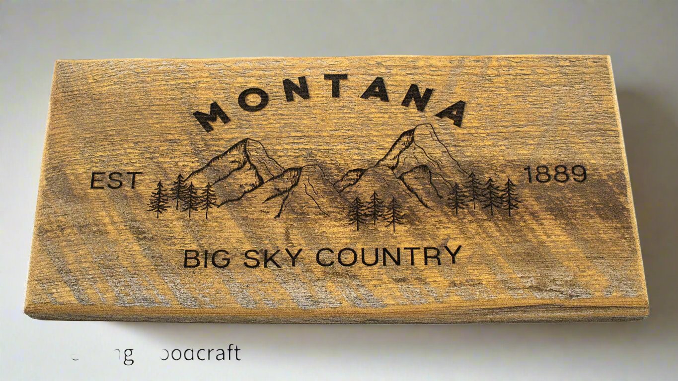 Sign, Montana big sky country