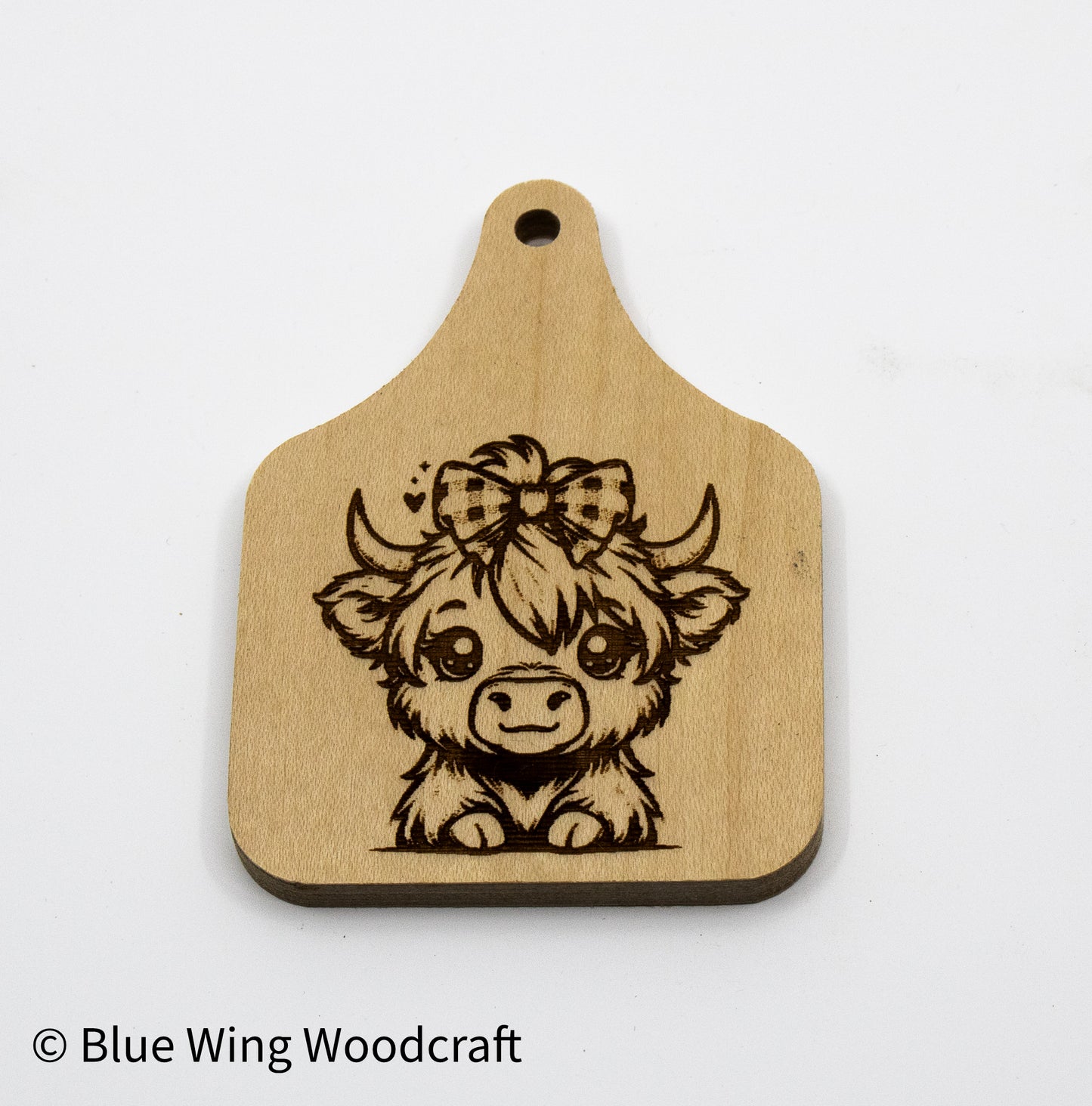 Cow Tag Fridge Magnet