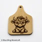 Cow Tag Fridge Magnet
