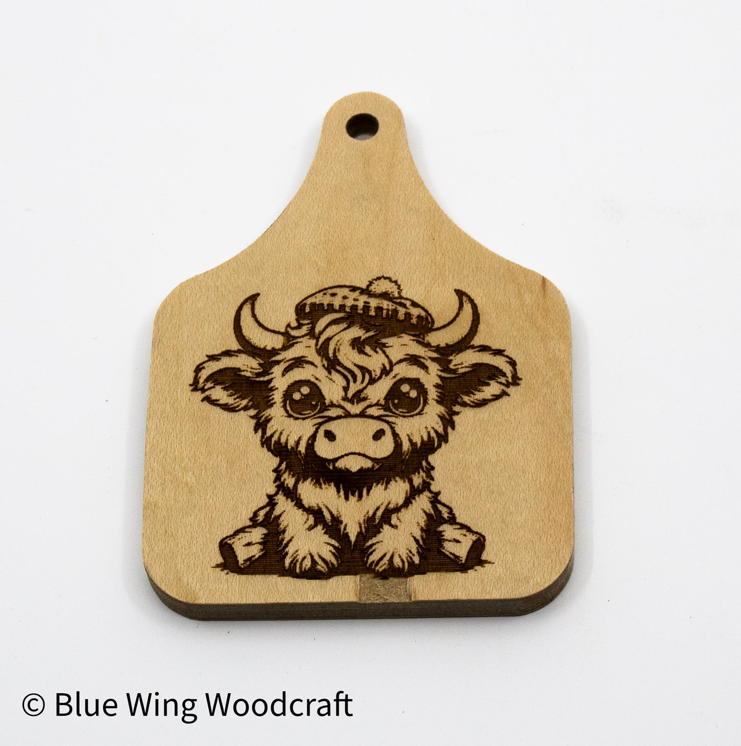 Cow Tag Fridge Magnet