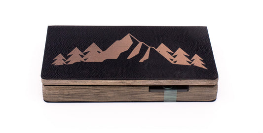 Adventure Trek Cribbage Mountain and Trees Scene