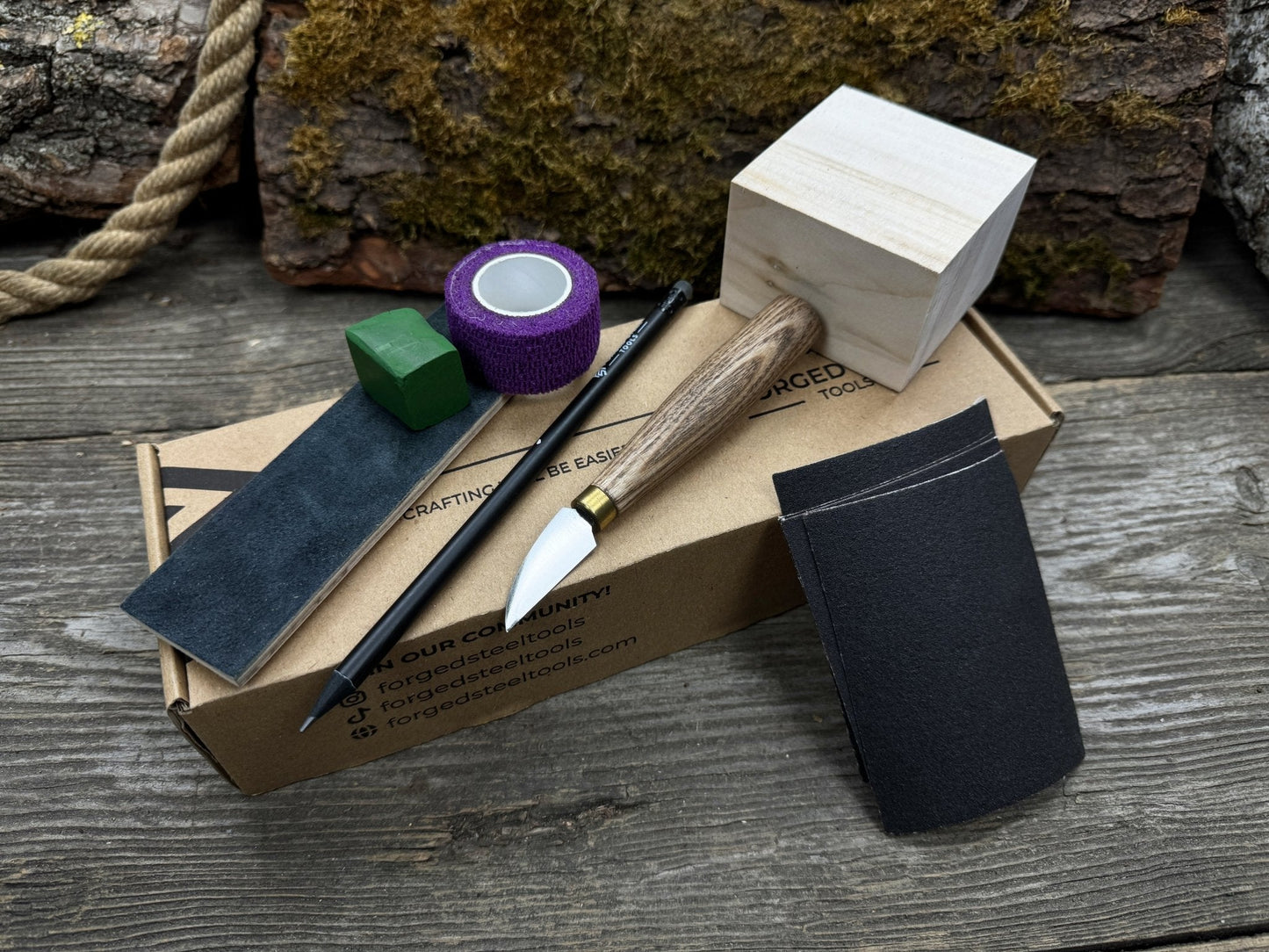 Dog Carving Kit - Complete Starter Whittling Kit for Beginners, Adults, Teens, and Kids