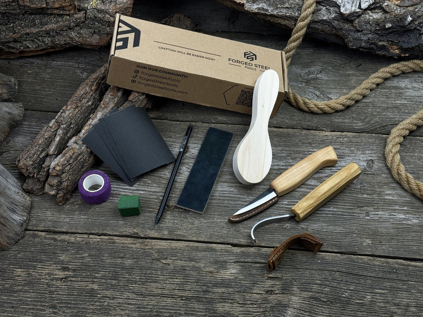 Spoon Carving for Beginners – A Perfect DIY Whittling Kit