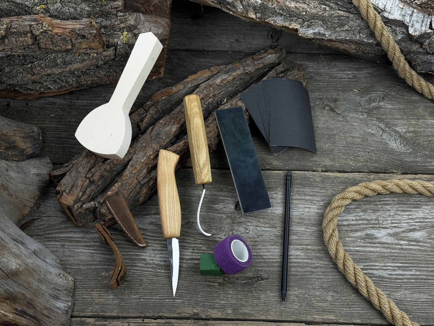Whittle Your First Spoon – Beginner-Friendly Wood Carving Kit