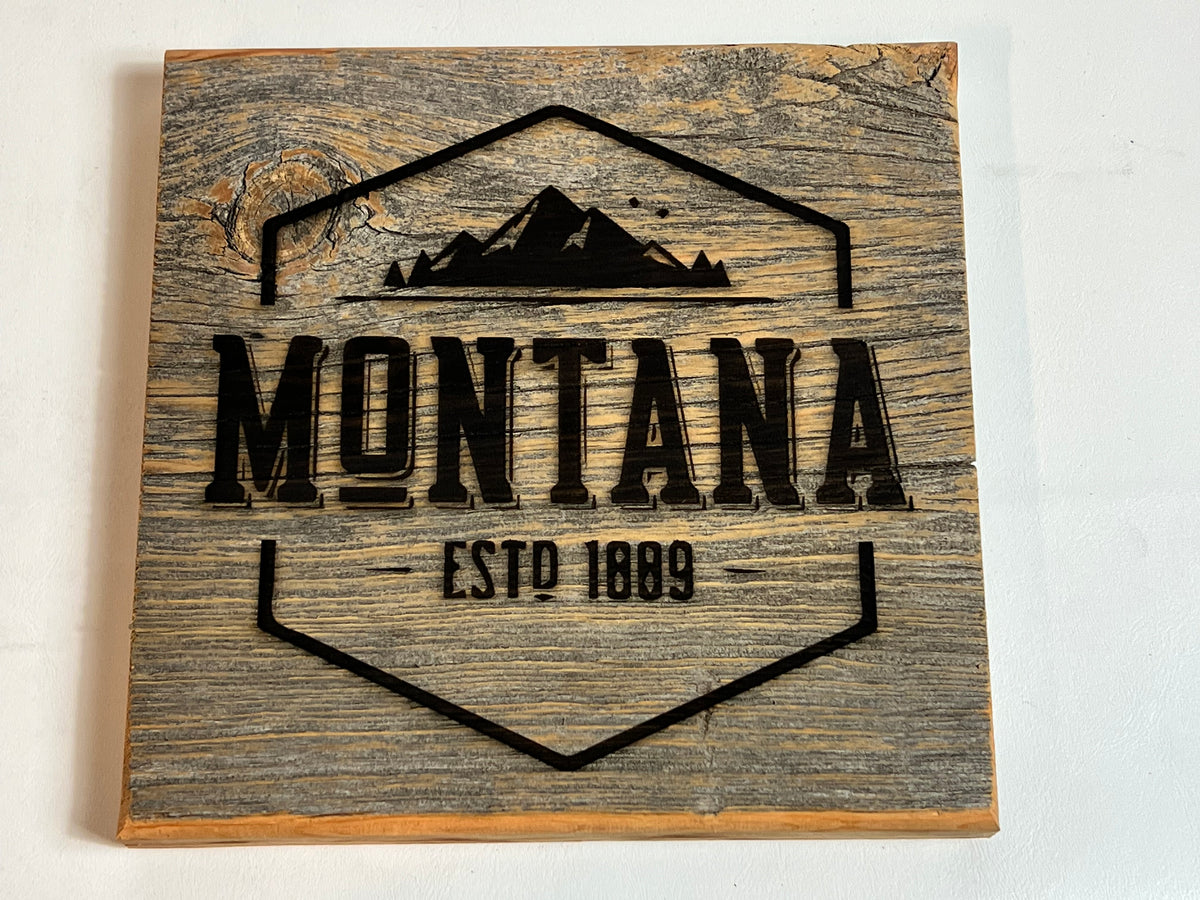 Mt. Sign Sign, Montana Estd. 1889 – Blue Wing Woodcraft